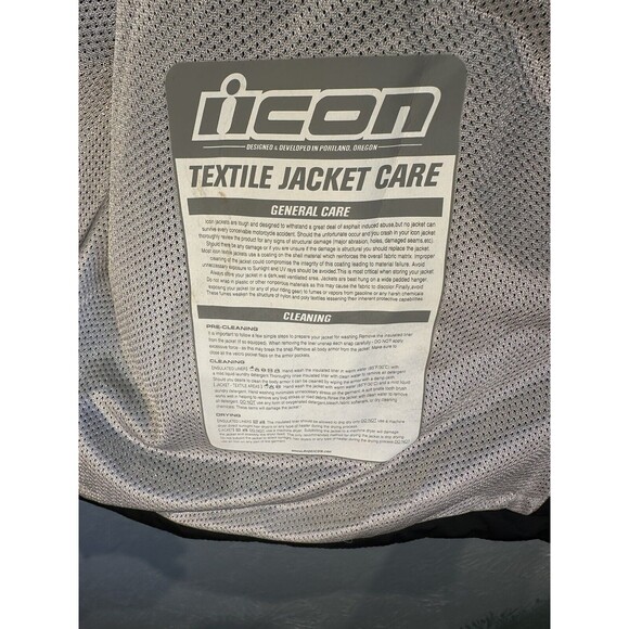 Icon Motorcycle Jacket PDX Men XL Waterproof - Picture 9 of 11